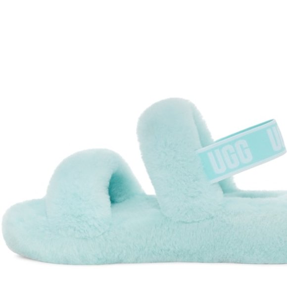 NWT UGG Fluff Yeah Slingback Sandal size 7 - Picture 2 of 6